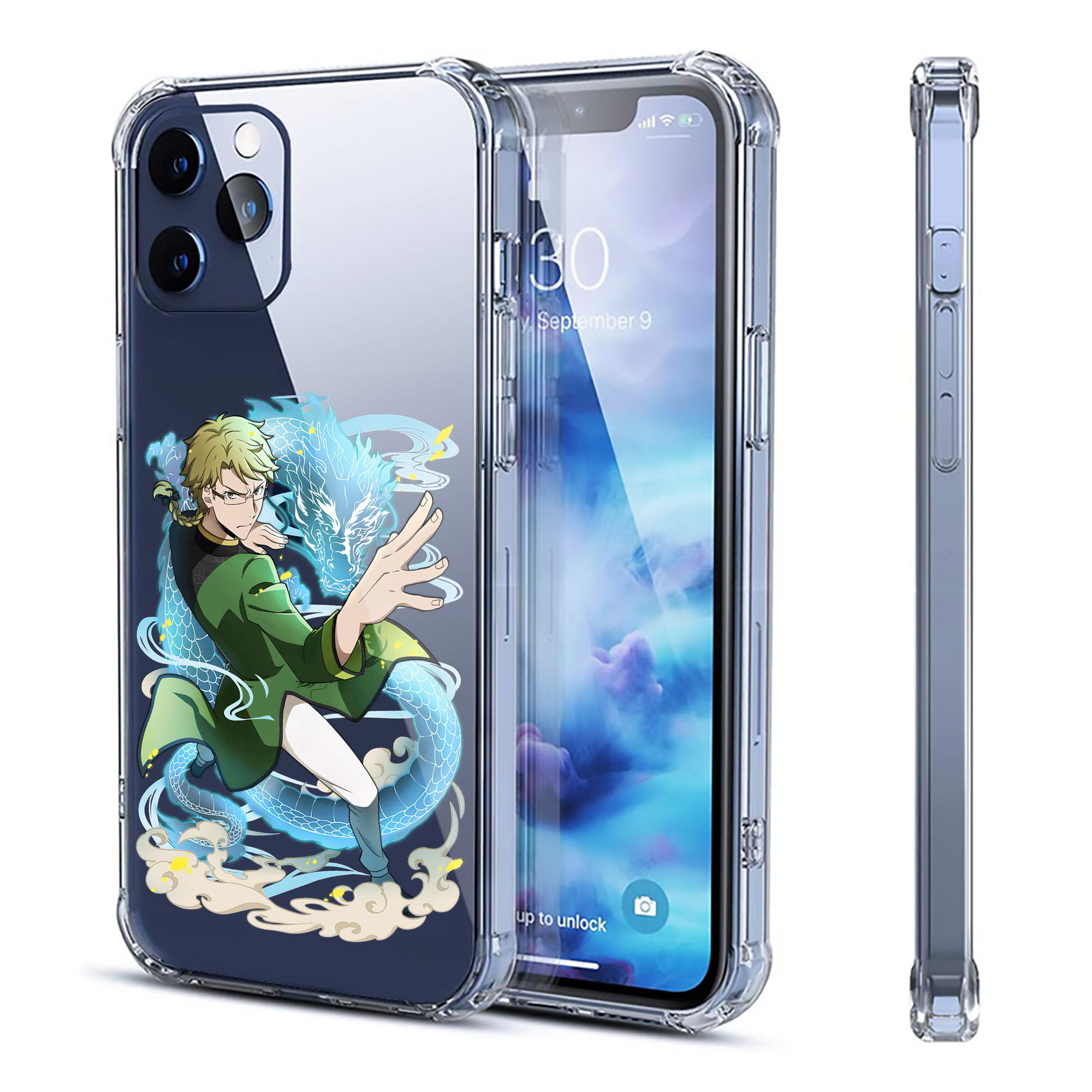 （画像用） 文豪ストレイドッグス Bungo Stray Dogs 【iPhone 12シリーズ対応】透明スマホケース（クリアソフトケース）